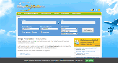 Desktop Screenshot of billigaflygbiljetter.nu