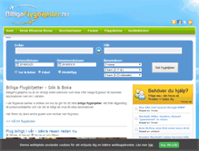 Tablet Screenshot of billigaflygbiljetter.nu